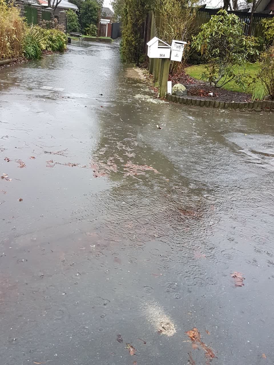 The photograph attached to this wastewater/stormwater report