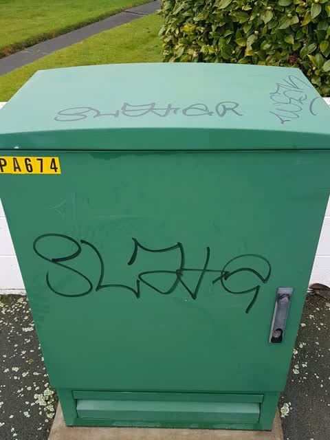 Graffiti, a report photo