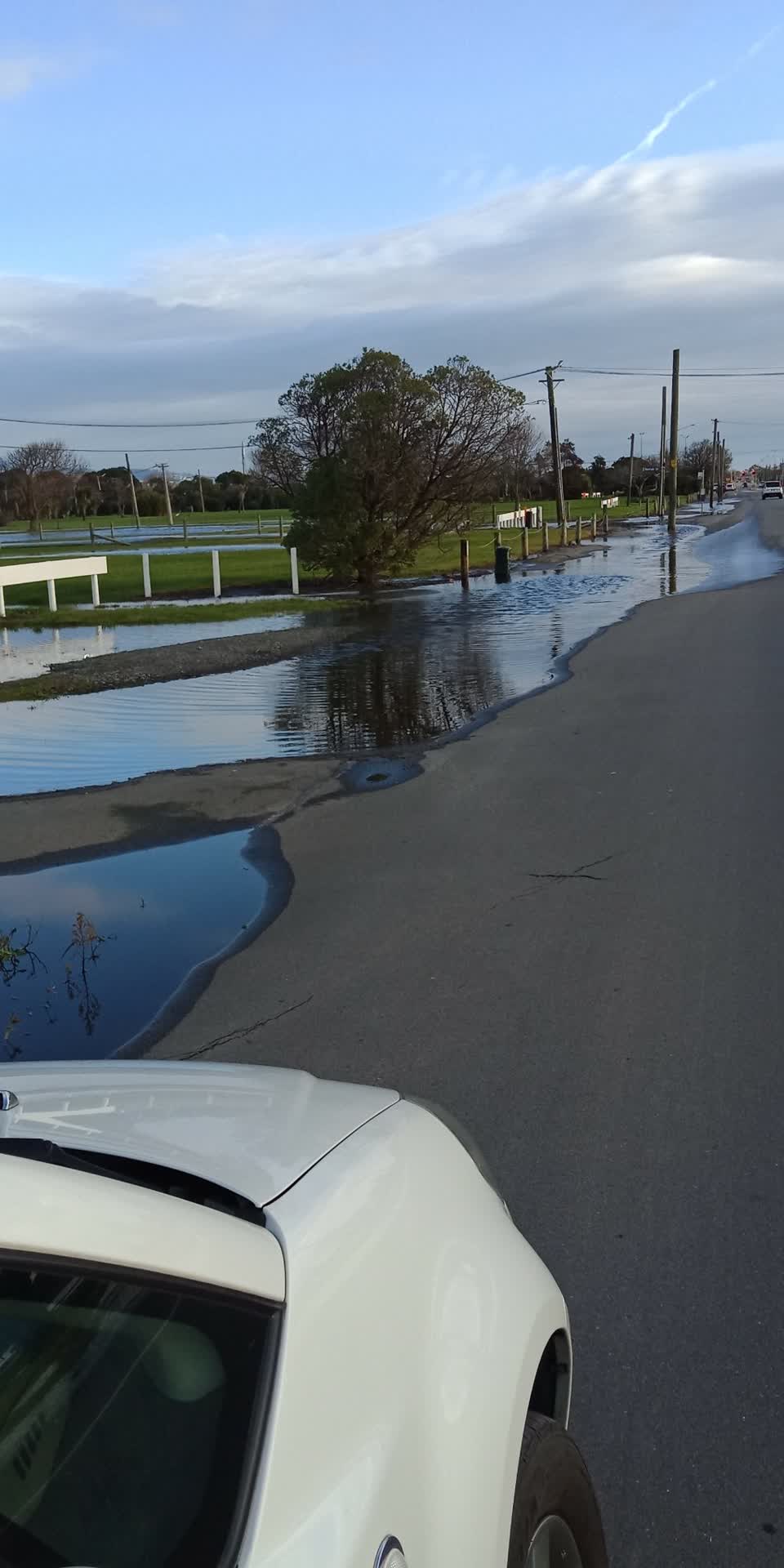 The photograph attached to this wastewater/stormwater report