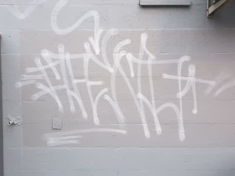 Graffiti, a report photo