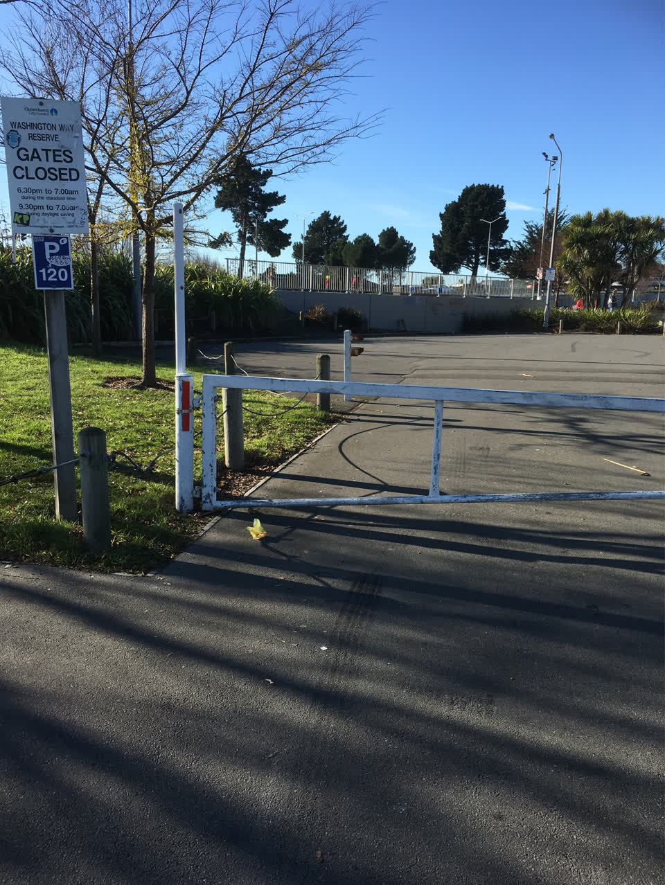 The photograph attached to this parks report