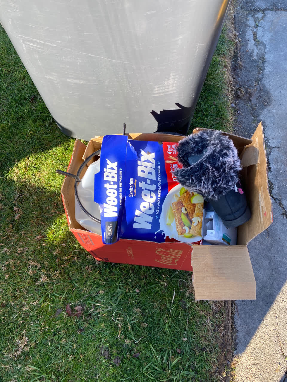 The photograph attached to this rubbish/recycling report