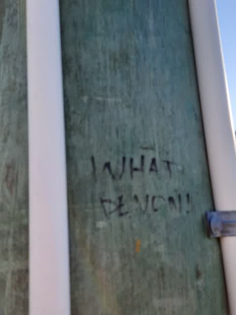 Graffiti, a report photo
