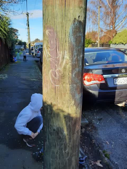 Graffiti, a report photo