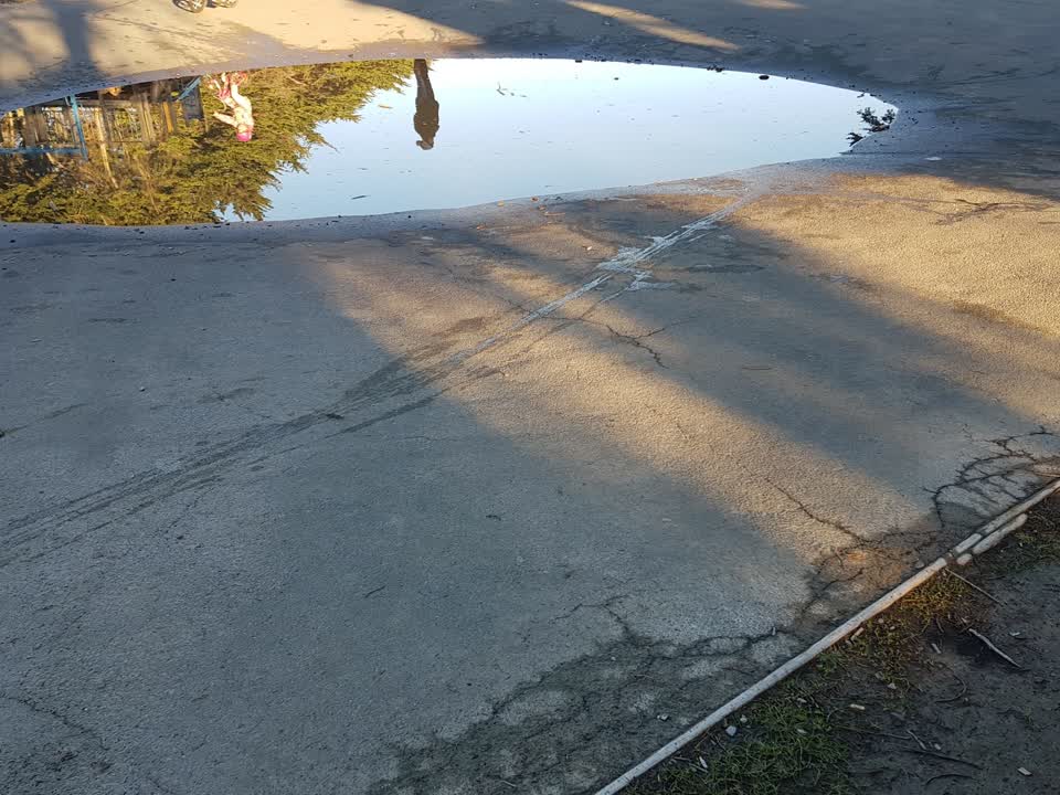 The photograph attached to this wastewater/stormwater report