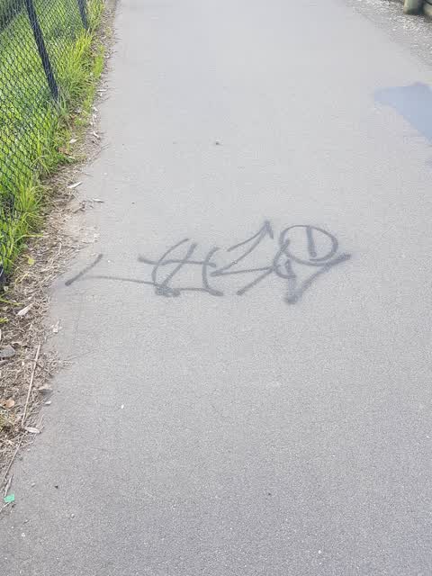 Graffiti, a report photo