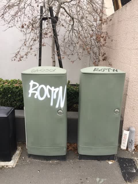 Graffiti, a report photo