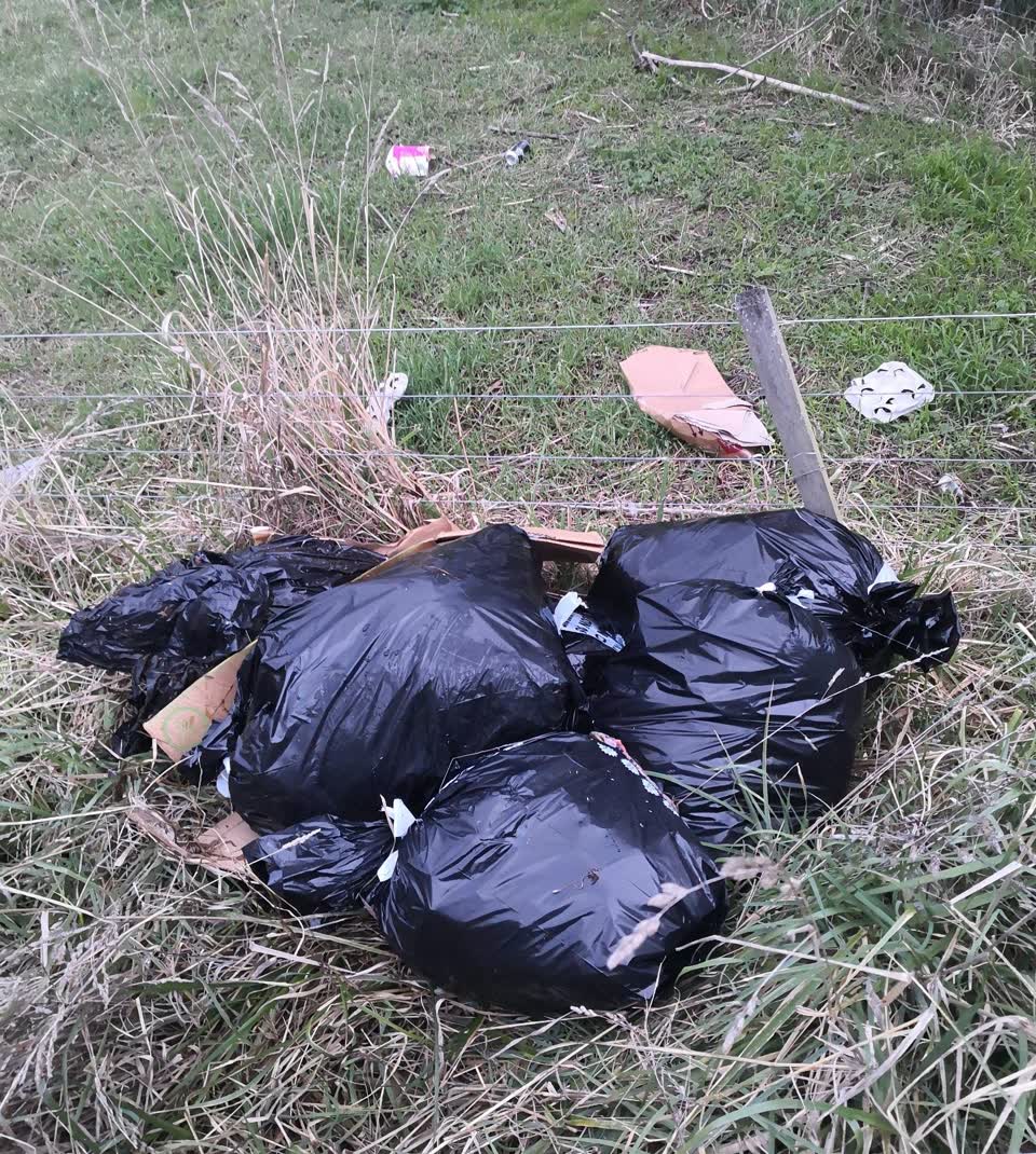 The photograph attached to this rubbish/recycling report