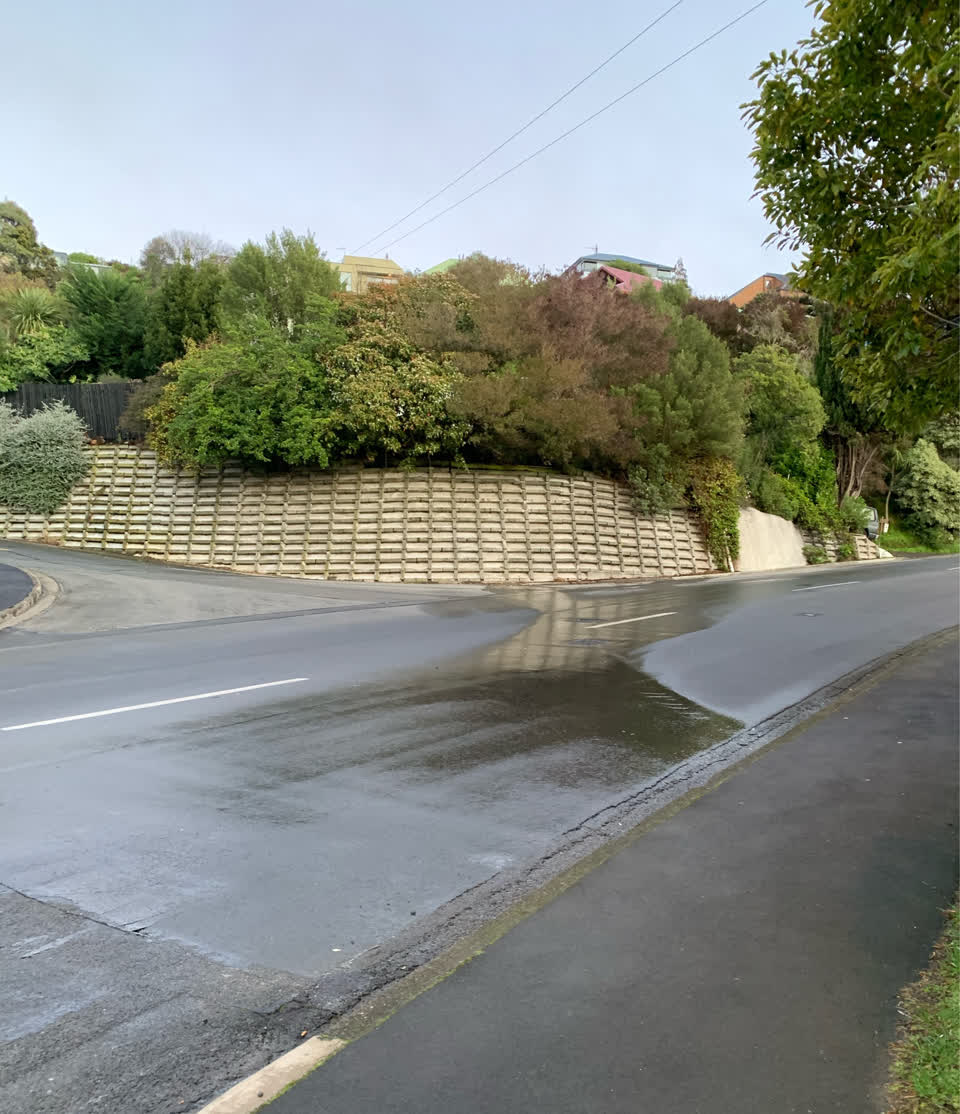 The photograph attached to this wastewater/stormwater report