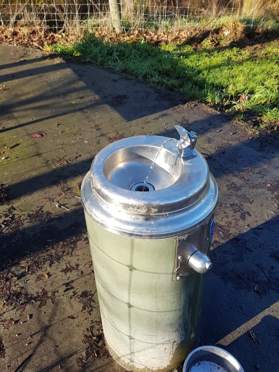 The photograph attached to this water supply report