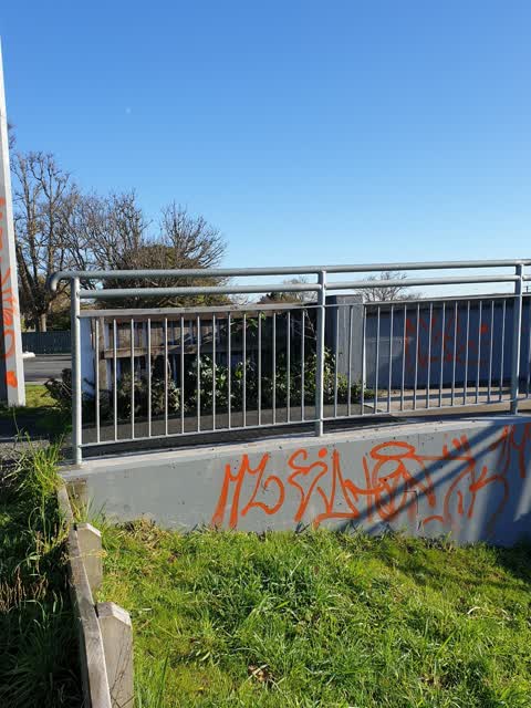 Graffiti, a report photo