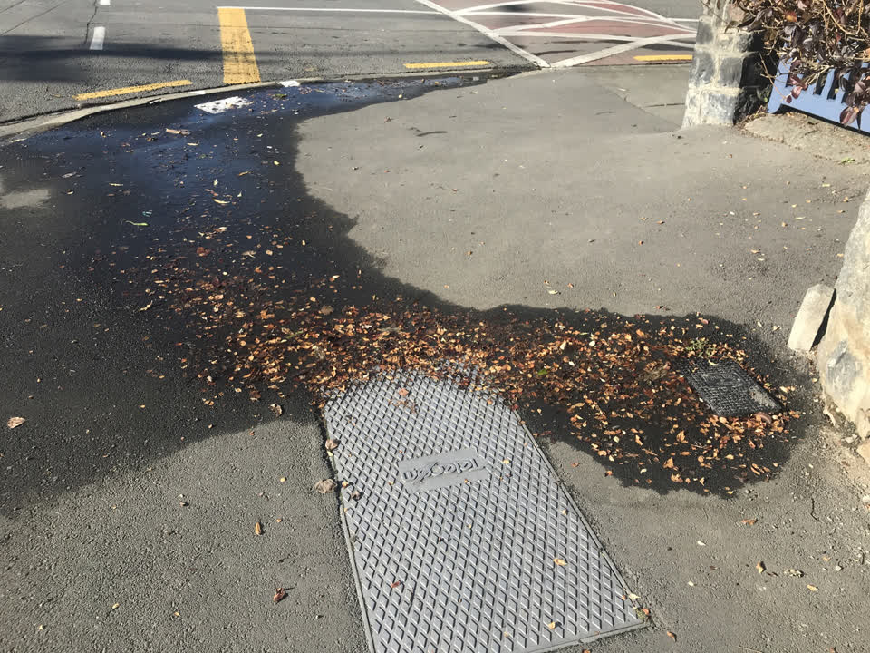 The photograph attached to this water supply report