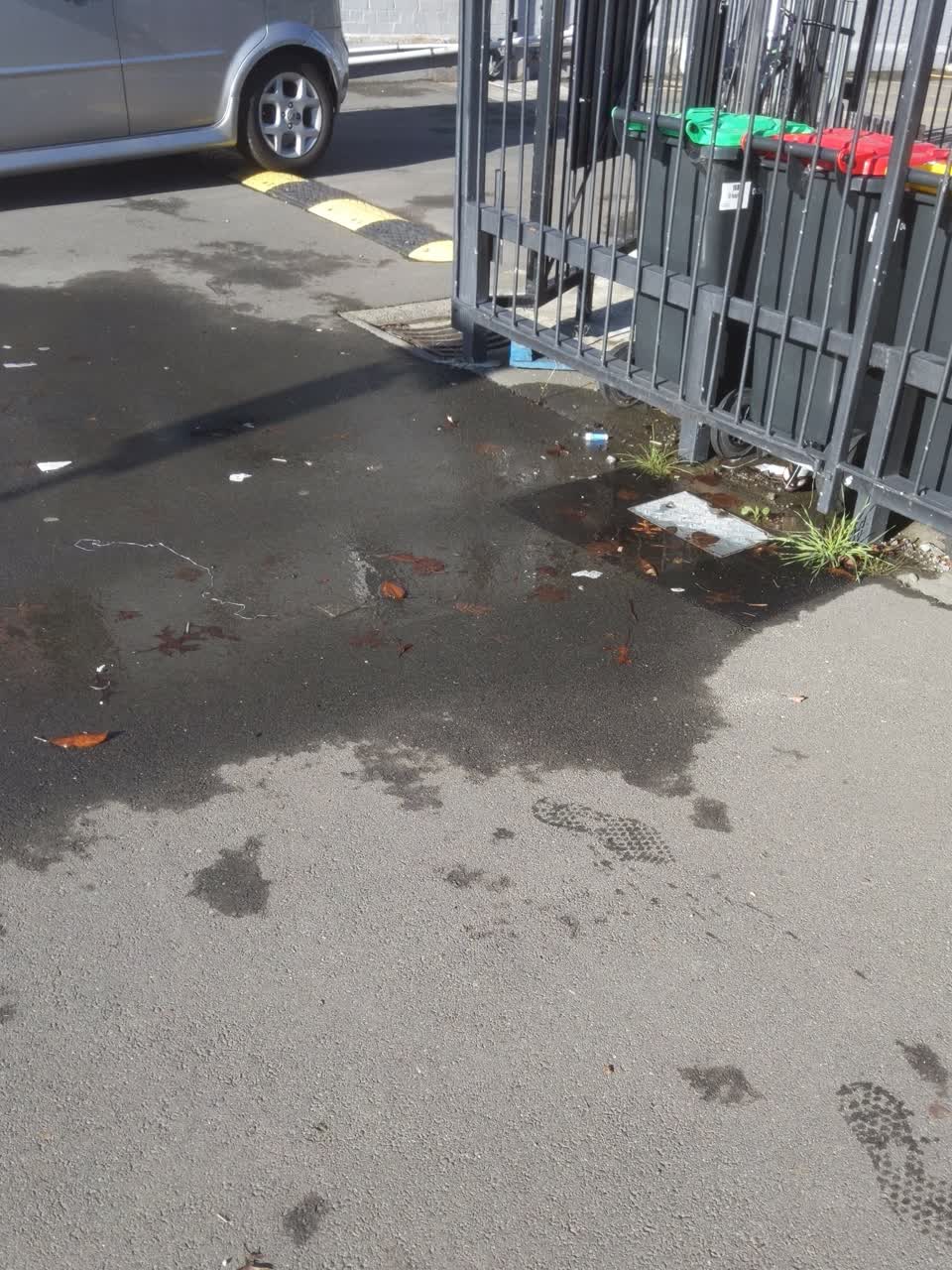 The photograph attached to this water supply report