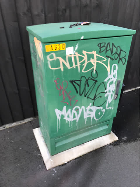 Graffiti, a report photo