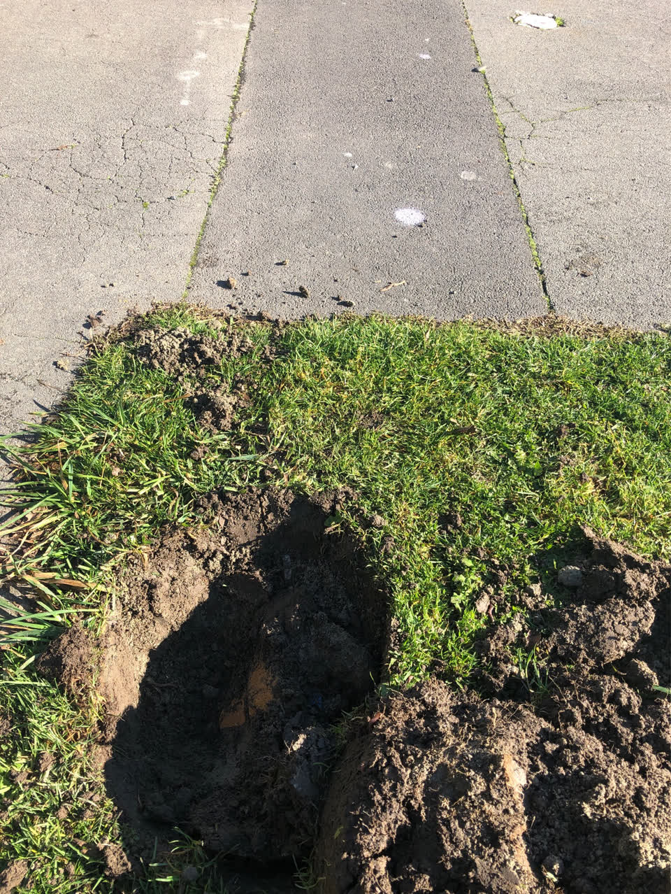 The photograph attached to this wastewater/stormwater report