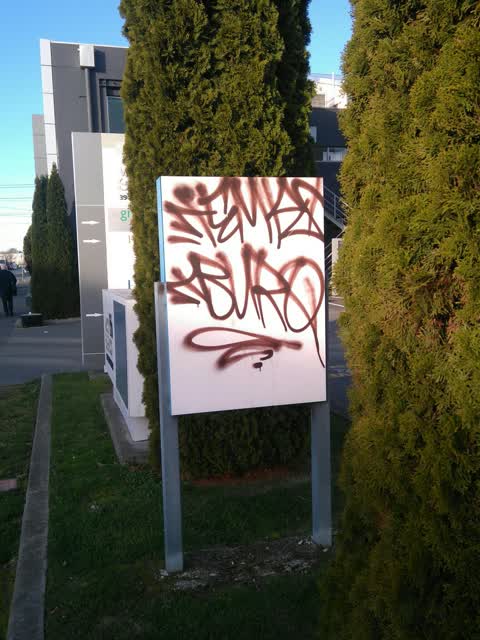 Graffiti, a report photo