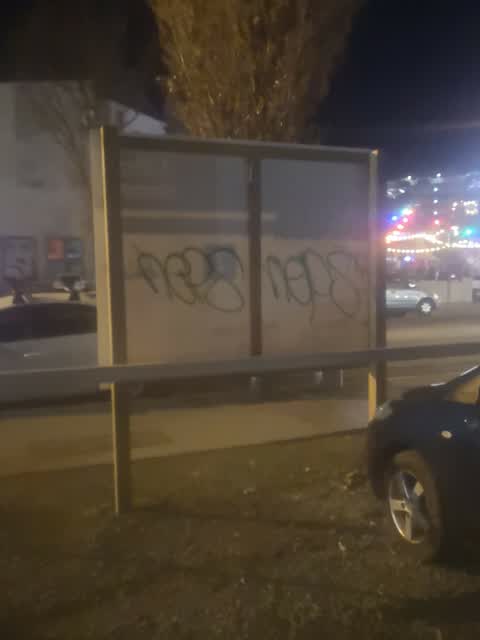 Graffiti, a report photo