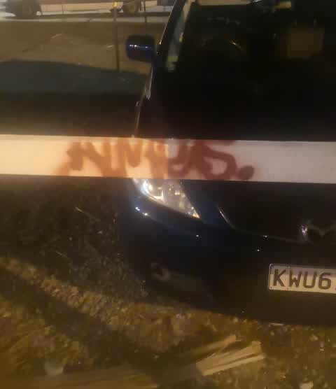 Graffiti, a report photo