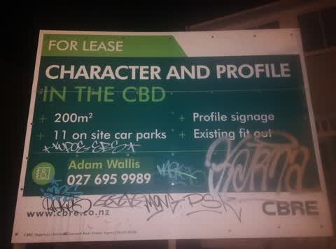 Graffiti, a report photo