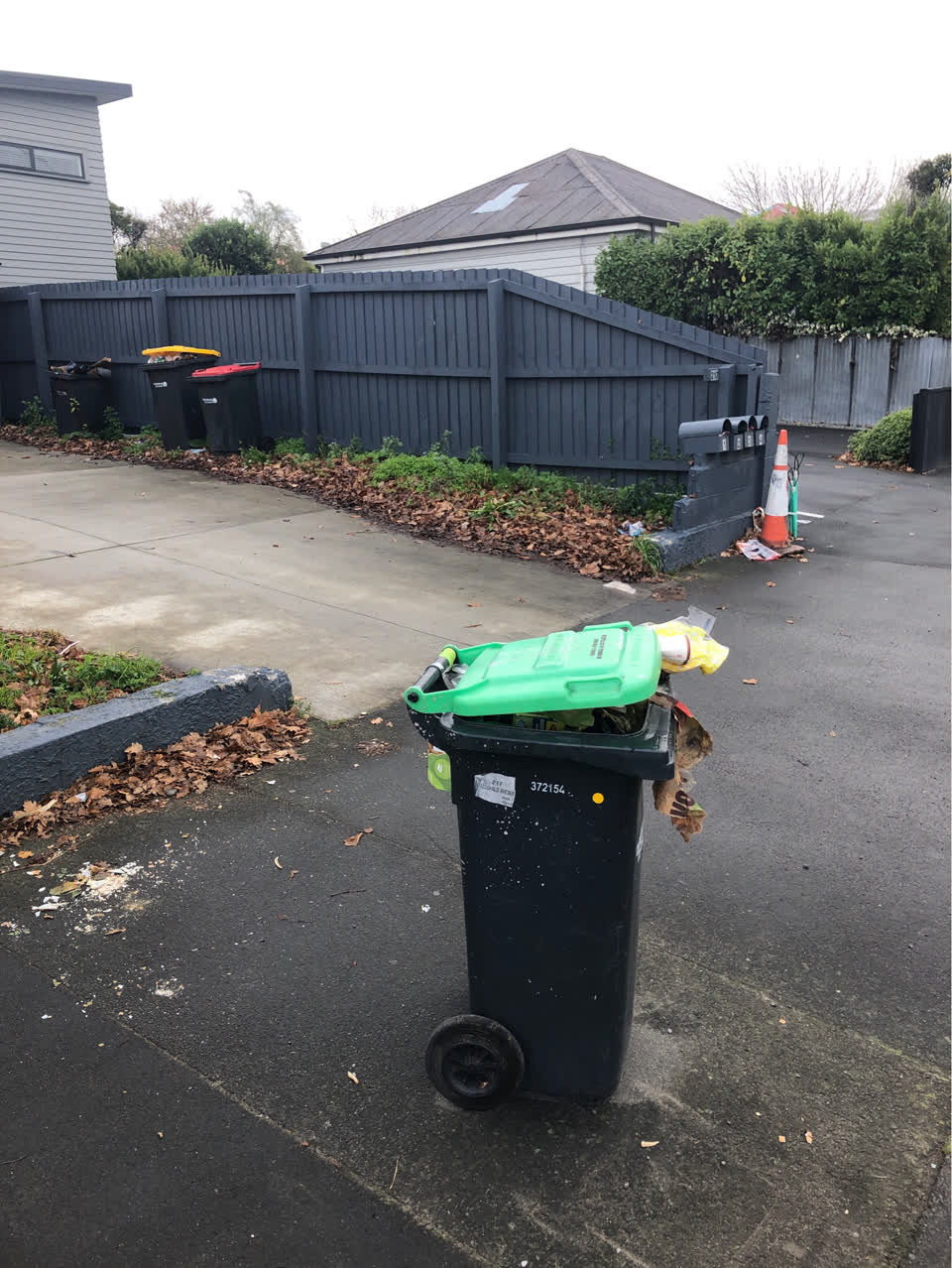 The photograph attached to this rubbish/recycling report