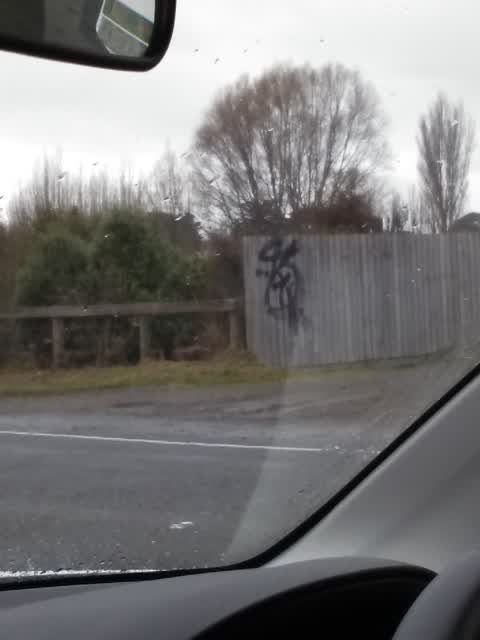 Graffiti, a report photo