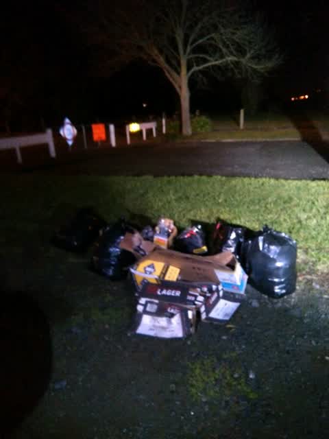 Rubbish/Recycling, a report photo