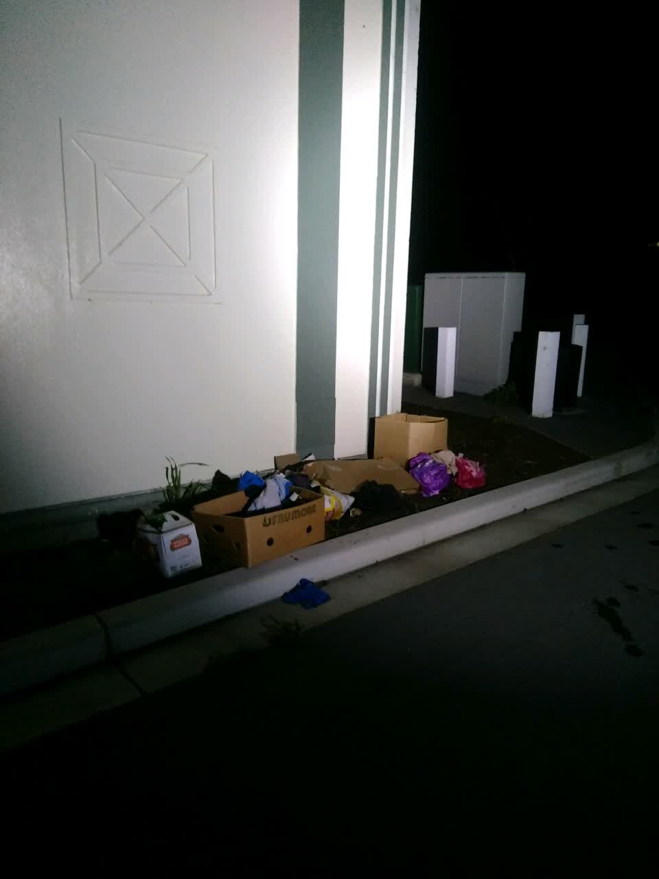 The photograph attached to this rubbish/recycling report