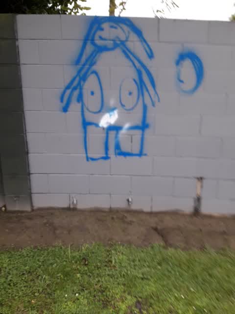 Graffiti, a report photo