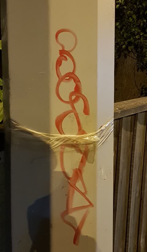 Graffiti, a report photo