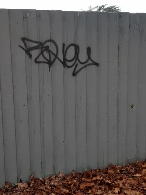 Graffiti, a report photo