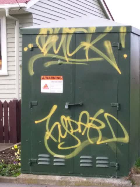 Graffiti, a report photo