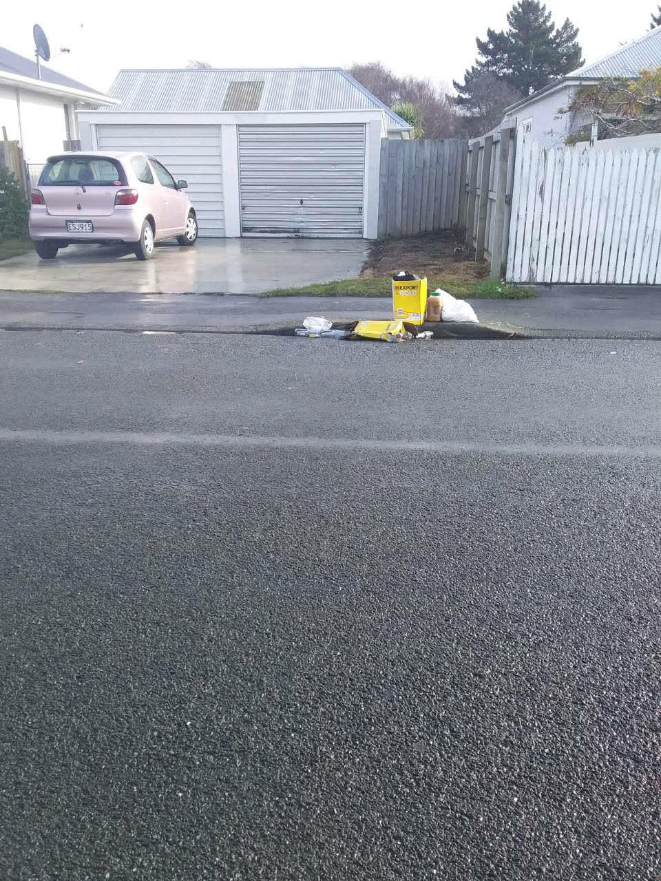 The photograph attached to this rubbish/recycling report