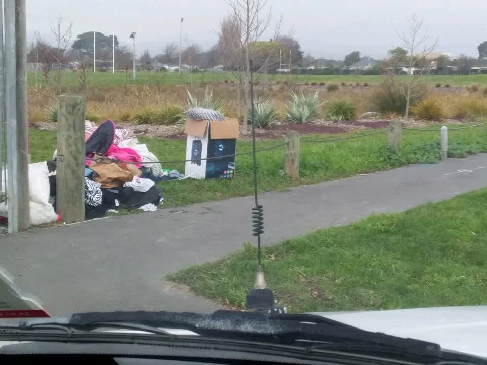 The photograph attached to this rubbish/recycling report