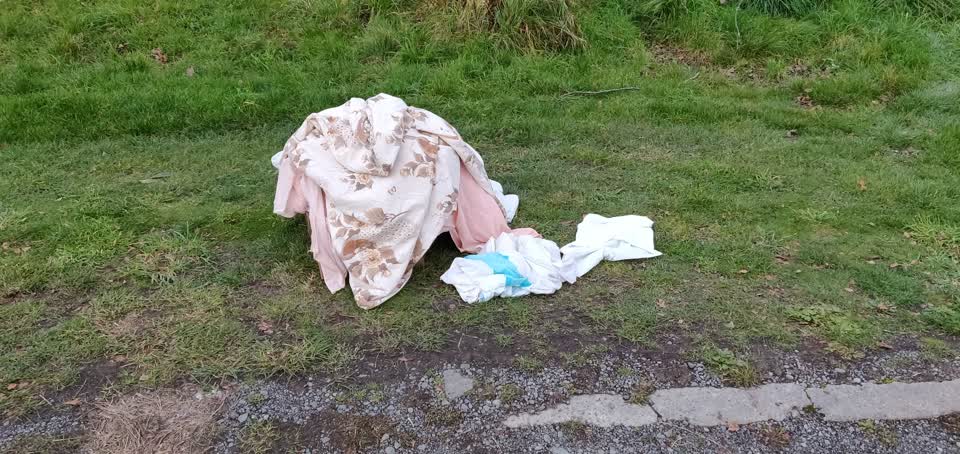 The photograph attached to this rubbish/recycling report