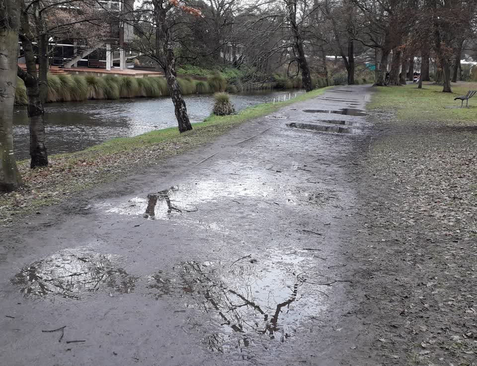 The photograph attached to this parks report