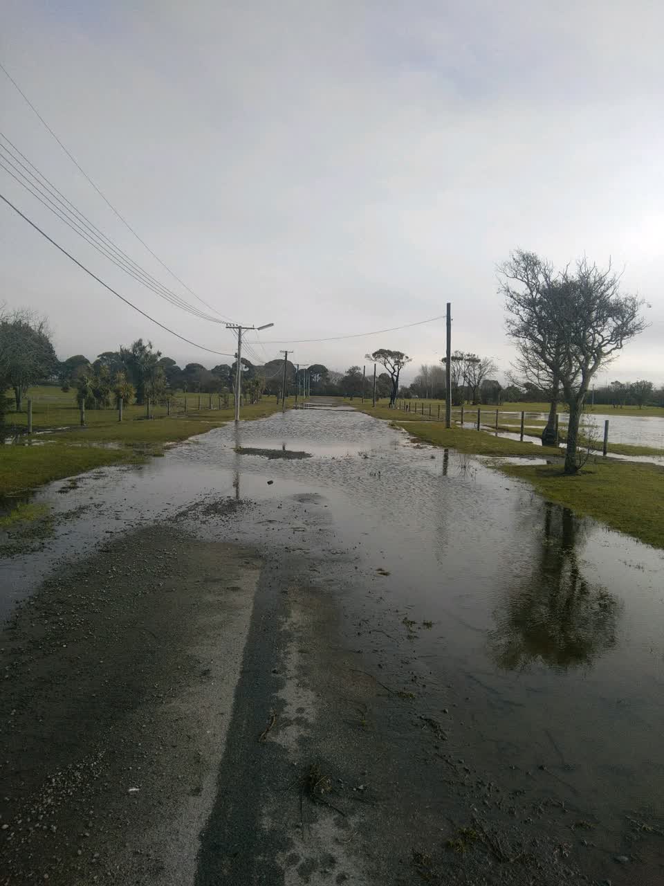 The photograph attached to this flooding report