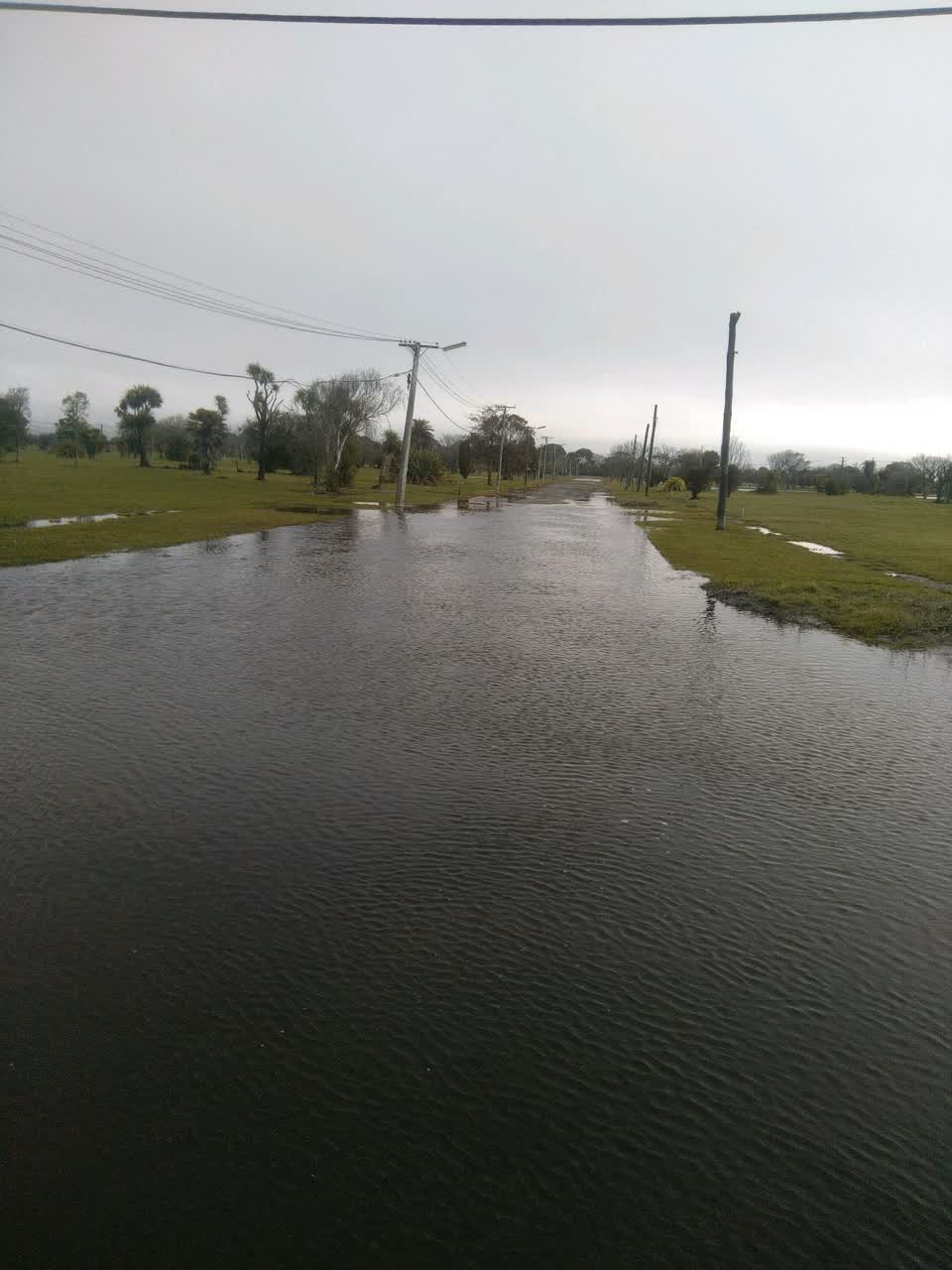 The photograph attached to this flooding report