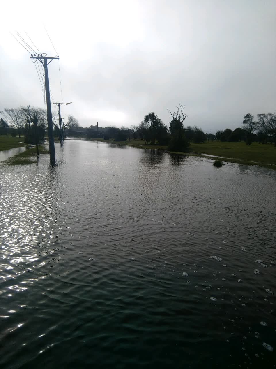 The photograph attached to this flooding report