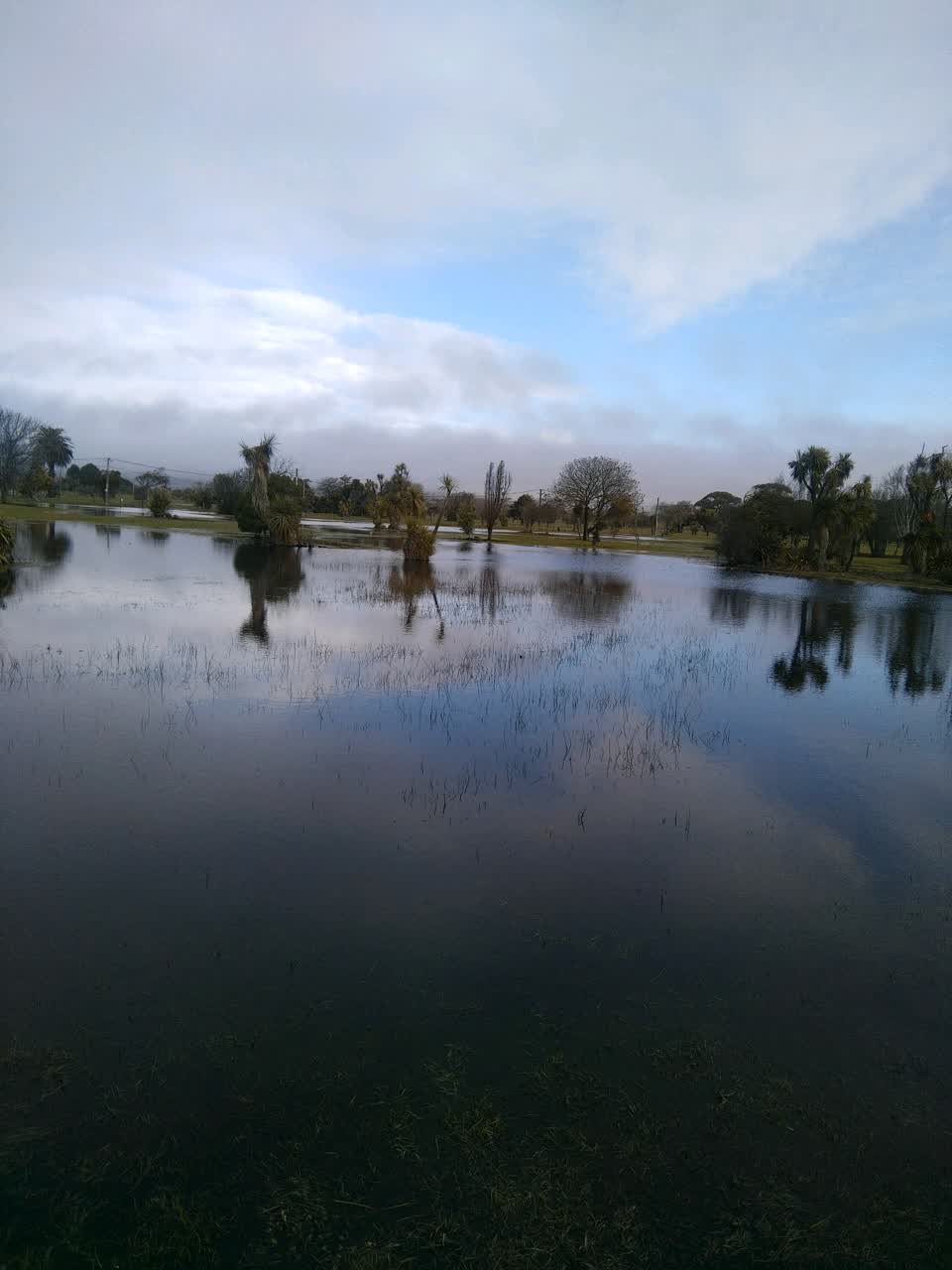 The photograph attached to this flooding report