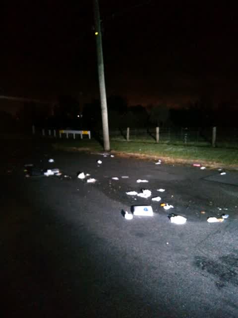 Rubbish/Recycling, a report photo