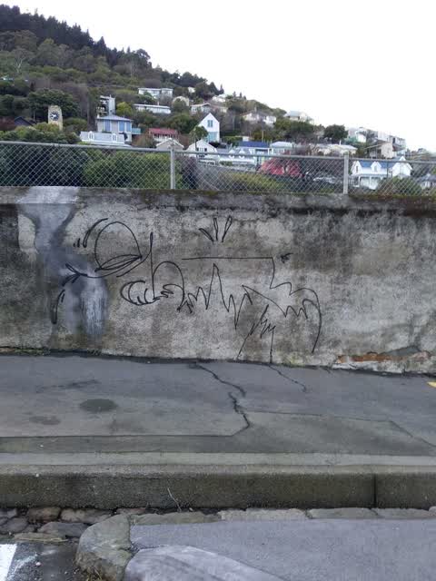 Graffiti, a report photo