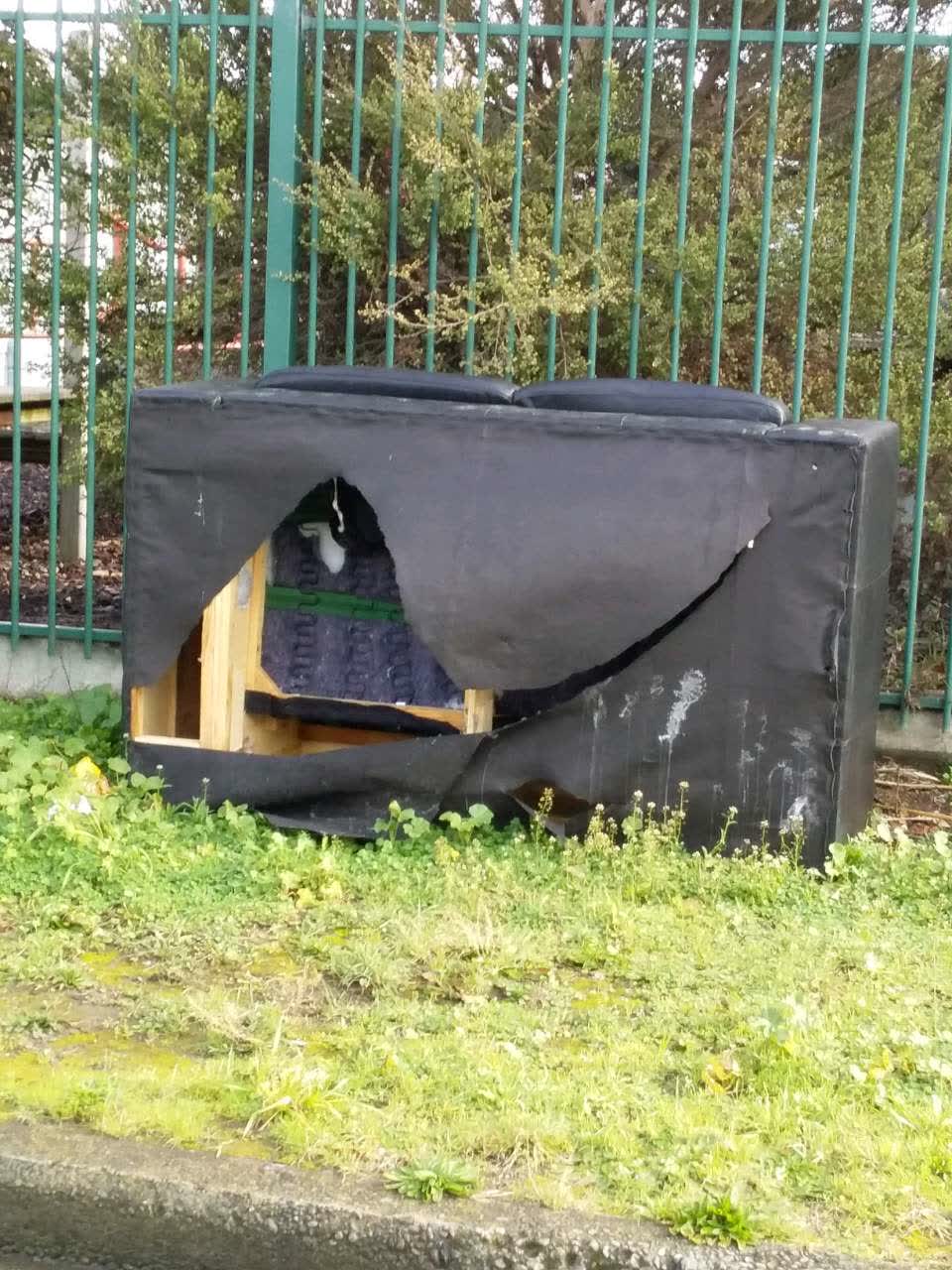 The photograph attached to this rubbish/recycling report