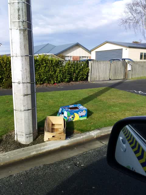 Rubbish/Recycling, a report photo