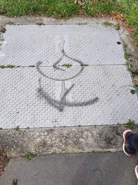 Graffiti, a report photo