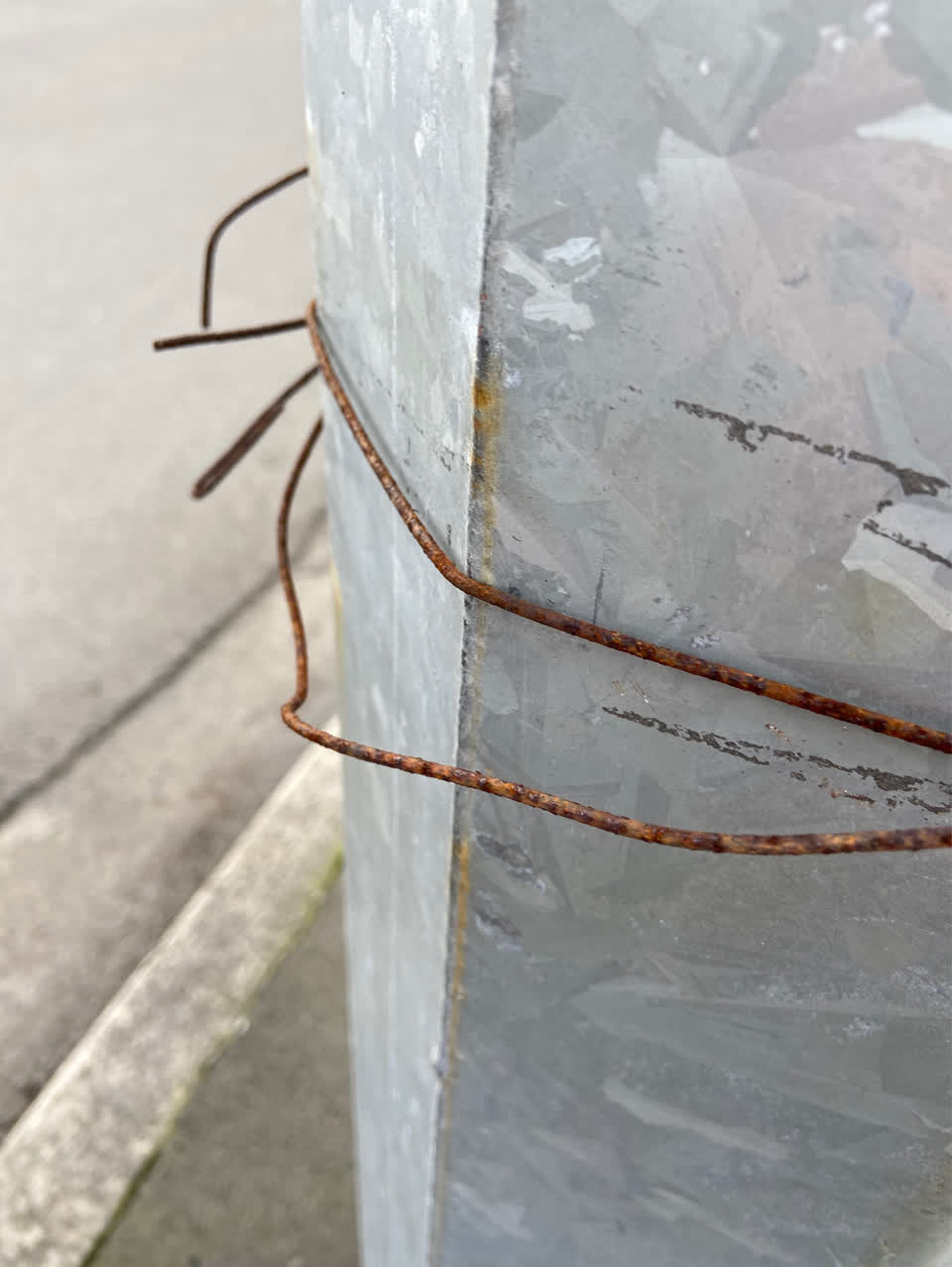 The photograph attached to this rubbish/recycling report