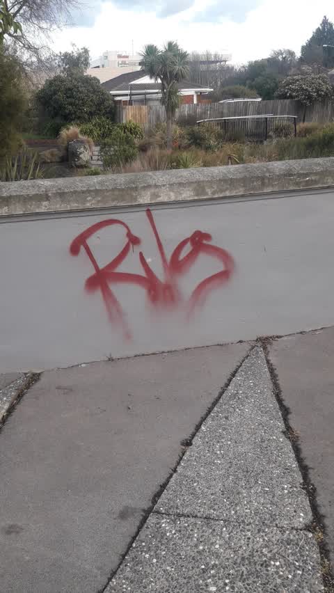 Graffiti, a report photo