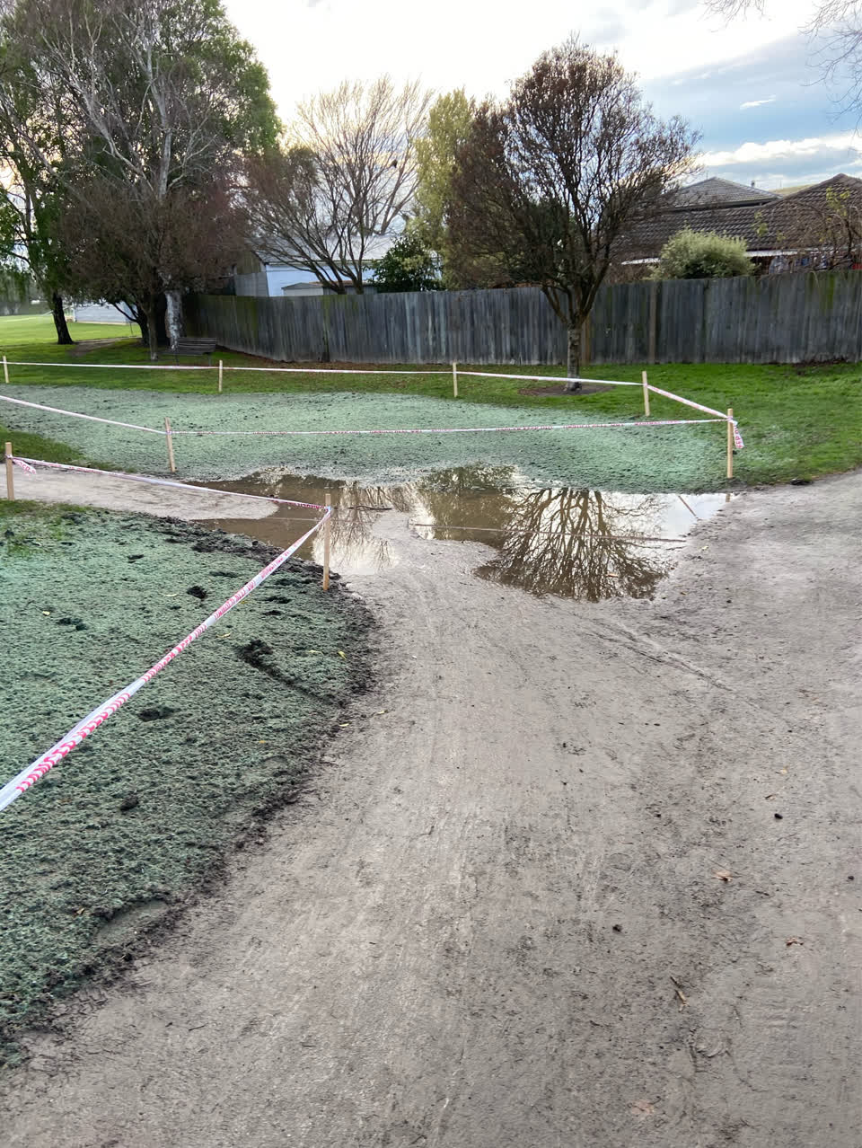 The photograph attached to this parks report