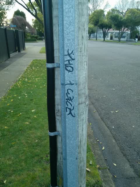 Graffiti, a report photo