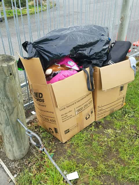 Rubbish/Recycling — a report photo