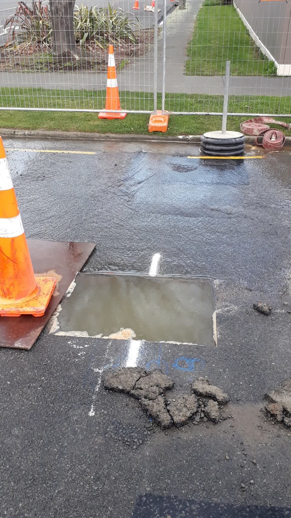 The photograph attached to this water supply report